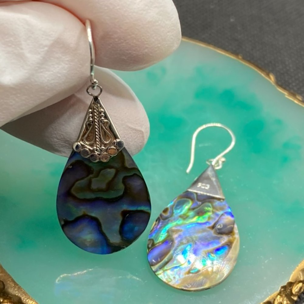 Shell Dangle Drop Earrings - Picture 1 of 5